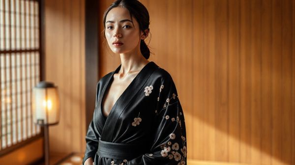 Les tendances de vestes kimono noires élégantes à adopter